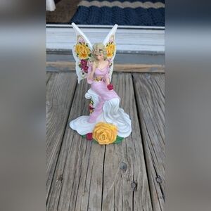 The Hamilton Collection Winged Rose Lady Figurine (EUC)